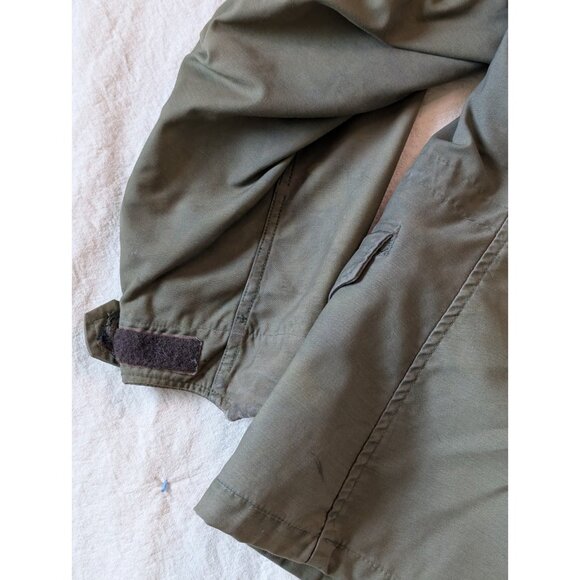Vintage 60s 70s US Military Cold Weather Cargo Field Jacket Faded Green Medium - Picture 11 of 11